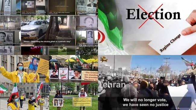 The Iranian presidential election will be held on Friday, June 18, but more Iranians are vowing to boycott them, as part of a campaign led by the Mujahedin-e Khalq (MEK) and it has reached such a peak that the candidates and state-run media are admitting that turnout will be low.