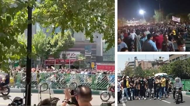 On Monday, July 26, 2021, Tehran saw major protests, where people condemned the regime’s policies and chanted anti-regime slogans, just days after protests began in Khuzestan.