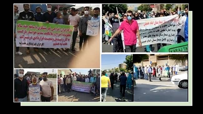 Iran saw many protests by workers on Monday, July 26, 2021, all across the country, which quickly became political in nature and any of these might be the spark that sets off the fire of the next uprising.