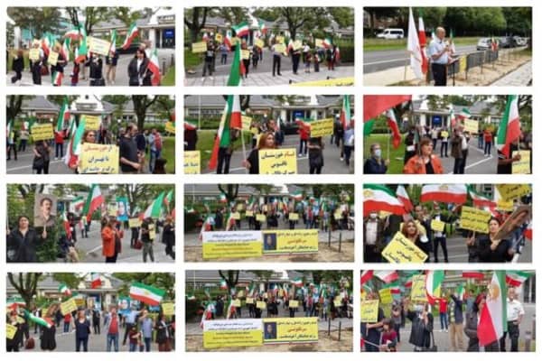 Rally in Belgium in support of Protests in Khuzestan province of Iran