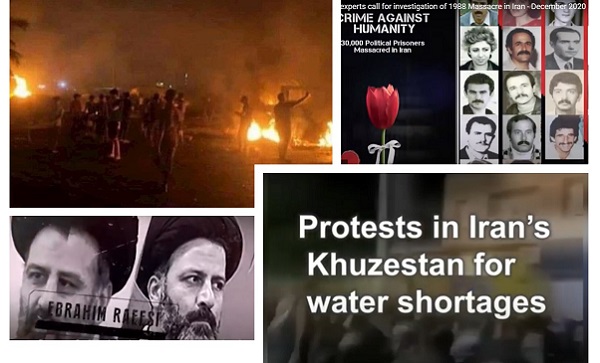 New protests over water shortages began in Khuzestan two weeks ago on July 15, 2021, but, as is common with protests in Iran, it quickly became about regime change with people chanting slogans like “death to the dictator”, which has become common in anti-regime protests over the past four years.