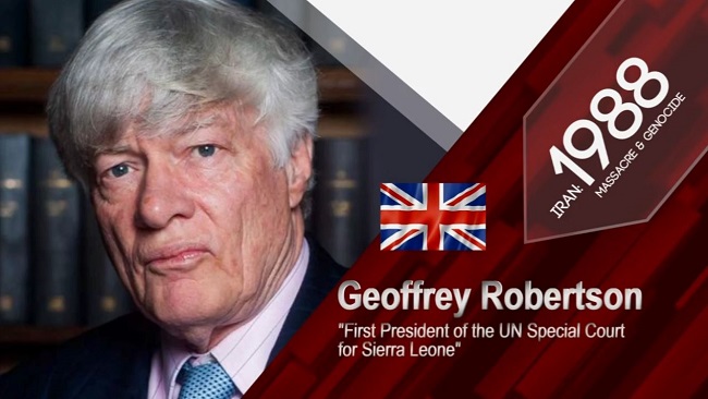 Geoffrey Ronald Robertson, First President of the UN Special Court for Sierra Leone, addressed at the International Conference on the 1988 Massacre, attended by 1,000 Former Political Prisoners — 27 August 2021.