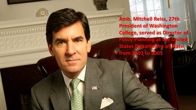 Amb. Mitchell Reiss, 27th President of Washington College, served as Director of Policy Planning at the United States Department of State from 2003 to 2005, addressed at the Free Iran World Summit 2021 on July 10, 2021.