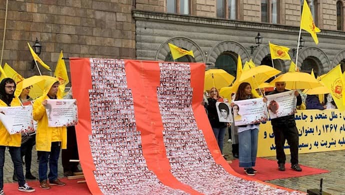 Stockholm, August 26, 2021 — Rally by the Iranians, Supporters of the MEK - 1