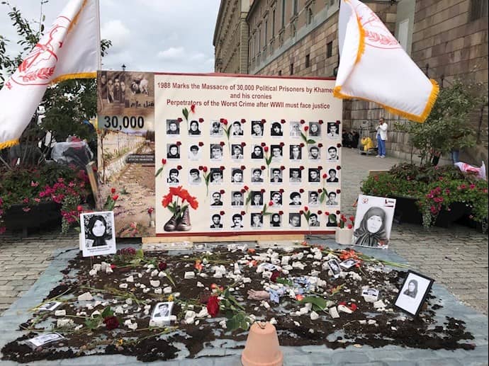    Stockholm, August 26, 2021 — Rally by the Iranians, Supporters of the MEK - 4   
