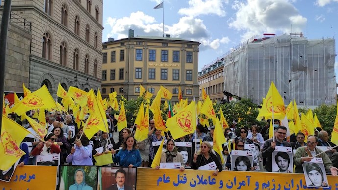      Stockholm Rally by the MEK Supporters — August 23, 2021, No.7     