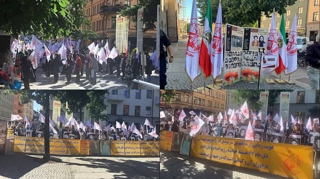 Friday, August 20, 2021 — At 0915 a.m. CEST, the fifth session of the trial of the executioner Hamid Noury began in Stockholm, Sweden. As in previous hearings, the MEK supporters gathered in front of the court in Stockholm. At the fifth hearing, the plaintiffs' attorneys present their views on the indictment.