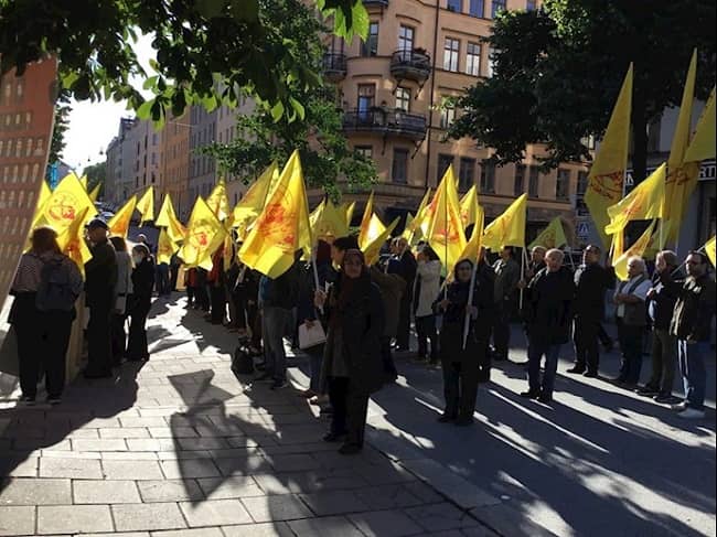 Demonstrations of Iranians, the MEK Supporters in Stockholm — September 2, 2021 - 2