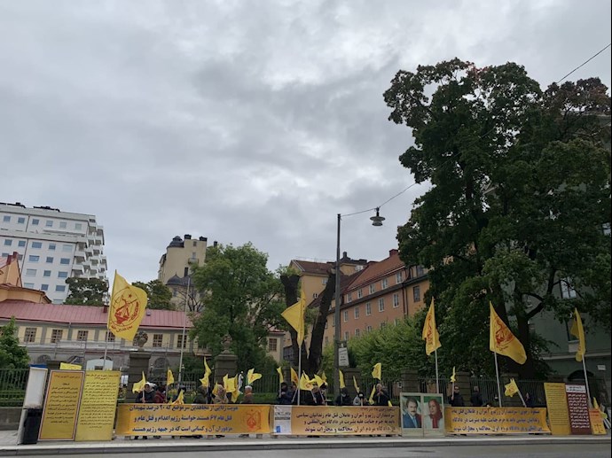   Iranians, MEK Supporters Rally in Stockholm — September 17, 2021–3  
