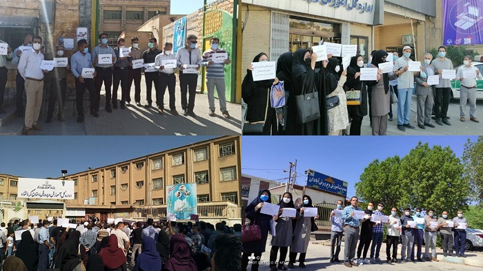 Teachers protest Across Iran — September 2021