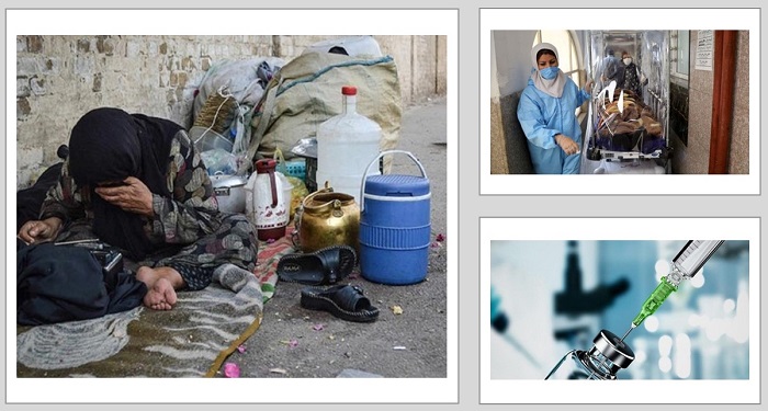 The spread of poverty, hunger and homelessness, along with the terrible outbreak of the Covid-19 due to the criminal policies of the mullahs' regime, has put Iranian society on the brink of explosion.