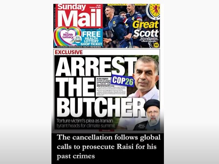 The cancellation follows global calls to prosecute Raisi for his past crimes. Raisi played a key role in the mass killings of over 30,000 political prisoners in 1988 massacre.