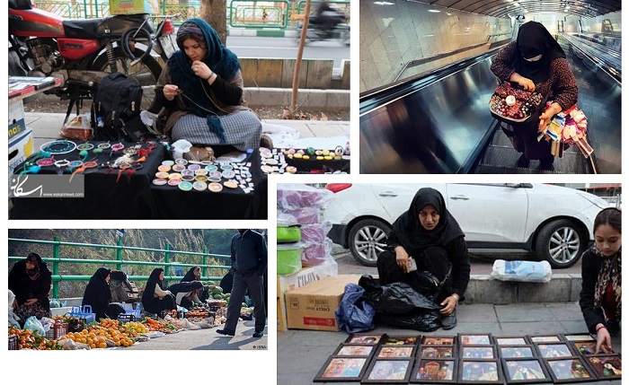 Iranian Women Peddler Are Left Without Support Under the Mullah's Regime