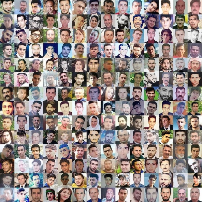 In memory of more than 1,500 protesters, who were fallen during protests in November 2019. The Iranian people show their will for extending protests to the nationwide uprising against the mullahs' regime.
