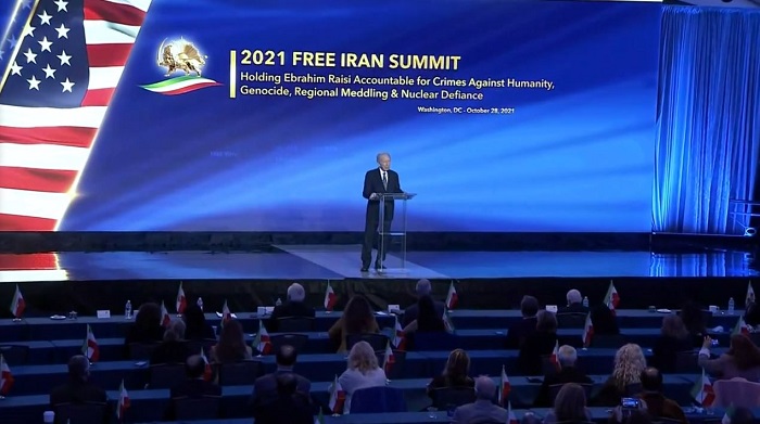 Senator Joe Lieberman in the 2021 Free Iran Summit - October 28, 2021