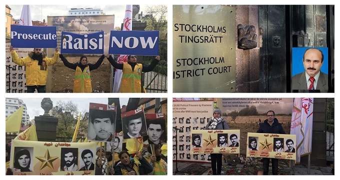 Testimony of MEK Member Seyed Jafar Mir Mohammadi and the Rally of MEK Supporters in Front of the Stockholm Court — October 15, 2021