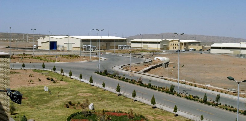 Iran: Natanz uranium enrichment facility, 250 km south of Tehran