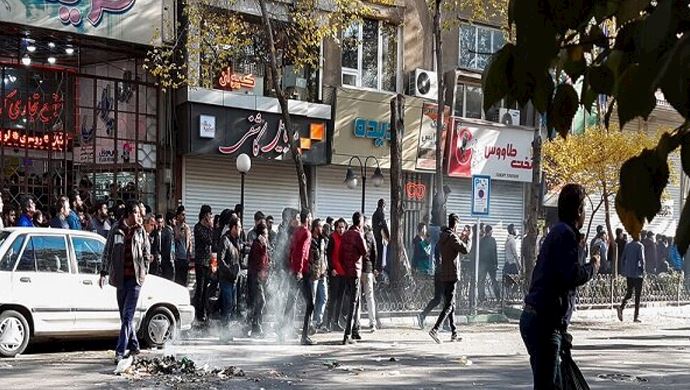 Iran protests in November 2019 (File photo)