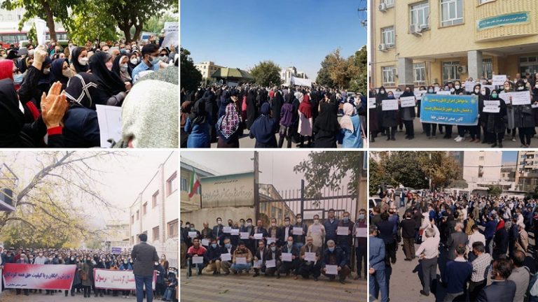 Demonstrations were reported in 51 cities, including Tehran, Qom, Kermanshah, Qazvin, and Hamedan. Iran’s teachers are living in utter poverty and thus demanding better wages based on rising inflation.