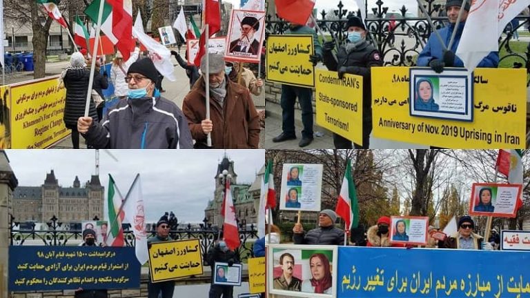 Iranian-Canadians in Ottawa and Toronto declare their support for farmers who took the main square in the city of Isfahan to protest Mullah's regime and its corrupt, devastating practices which have nearly eliminated Iran’s water resources.