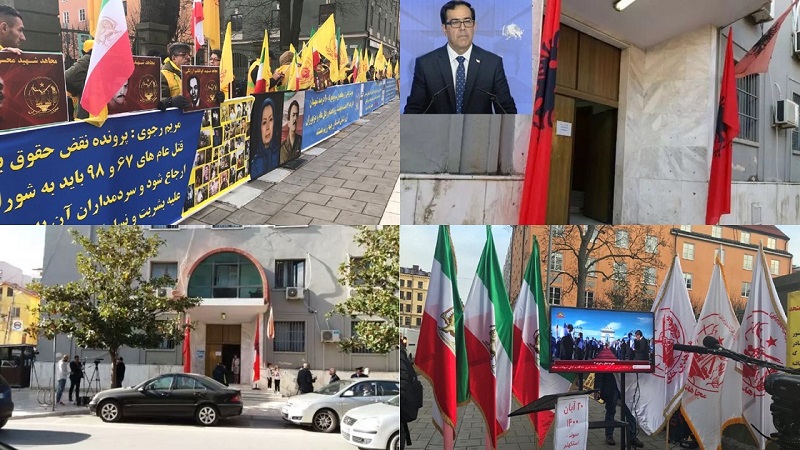 Second Day of the Trial of the Executioner Hamid Noury in Durrës, Albania and Coinciding Rally by the MEK Supporters in Sweden In Front of the Stockholm Courthouse — Nov 11, 2021