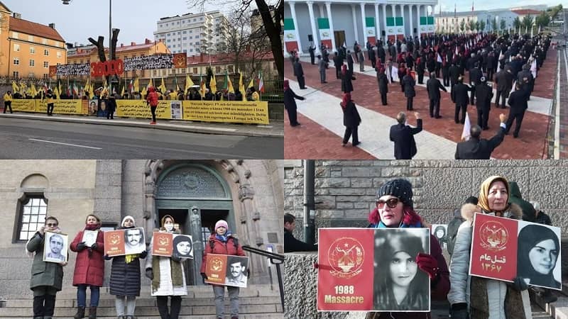 Trial of the Executioner Hamid Noury in Stockholm, Rally in Ashraf 3, and Demonstrations by Iranian Resistance Supporters in Sweden — November 23, 2021