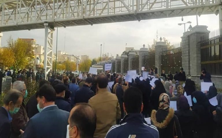 The Iranian teachers’ nationwide protests geared up in September to obtain their legitimate demands for decent salaries and living conditions. Most teachers have very difficult livings with salaries that are one-fourth or one-third of the poverty line.
