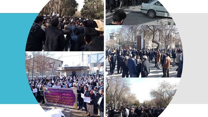 Iran Protests: Teachers’ Nationwide Protests in 120 Cities—January 31, 2022