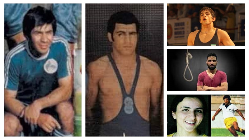 Pictures of some Iranian athletes who were executed or killed by the mullah regime in Iran.