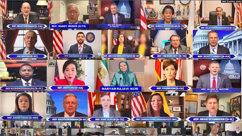 US Congress members speak during event organized by OIAC and renewed their support for the Iranian people’s democratic aspirations