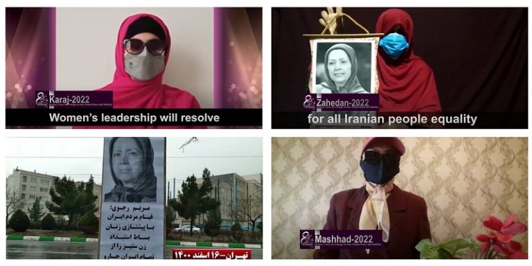 Members of Resistance Units, the network of the People's Mojahedin Organization of Iran (PMOI/MEK), celebrated the International Women's Day by sending messages of support for Maryam Rajavi, the president-elect of the National Council or Resistance of Iran (NCRI).