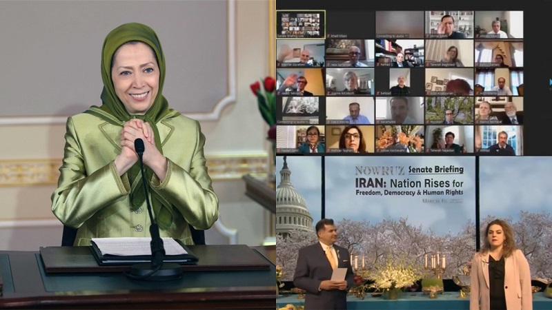 Maryam Rajavi message to the US Senate meeting – March 16, 2022