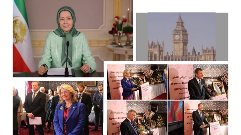Mrs. Maryam Rajavi, President-elect of the National Council of Resistance of Iran (NCRI), sent a video message to a conference in the British Parliament on March 14, 2022.