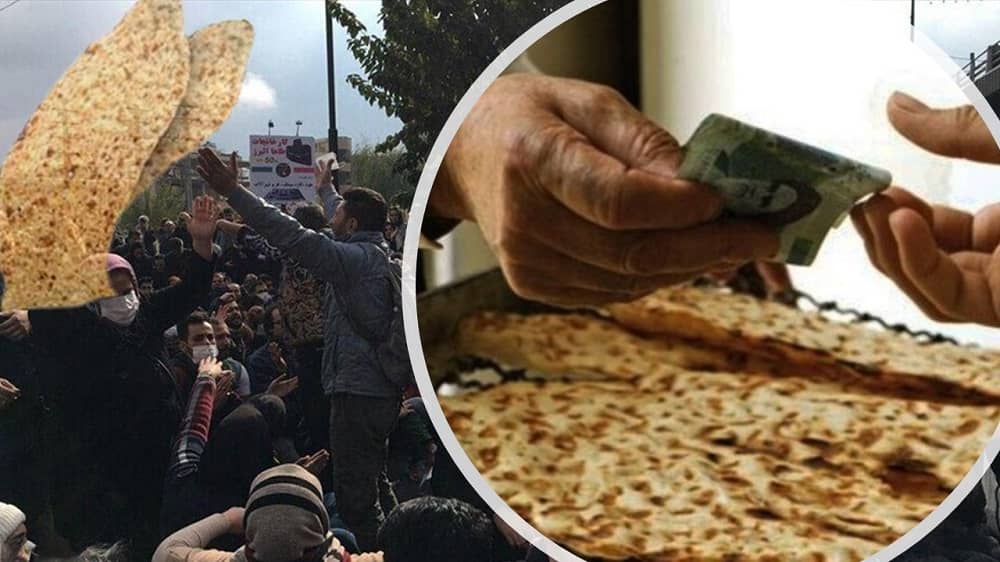 May 8, 2022: The secretariat of the National Council of Resistance of Iran (NCRI) issued a statement in regard to the protests in Khuzestan province on astronomical rise in prices, especially of bread.