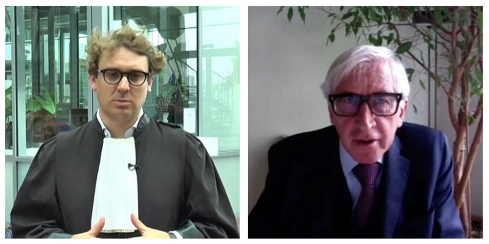 NCRI lawyers, Rik Vanreusel and Georges-Henri Beauthier, addressed at the conference "Call for Dismantling Iran’s Regime MOIS Terrorist Network in Europe".