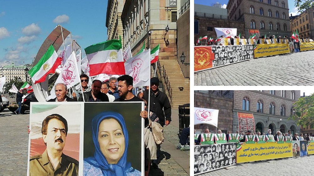 Stockholm, June 18, 2022: MEK Supporters Commemorated the Anniversary of the Beginning of the Resistance Against the Mullahs’ Regime