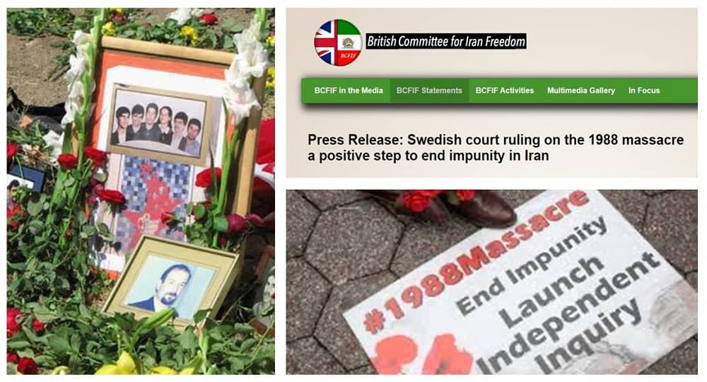 British Committee for Iran Freedom: Swedish Court Ruling on the 1988 Massacre, a Positive Step to End Impunity in Iran