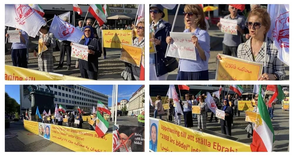 Gothenburg: Rally by the MEK supporters against the mullahs' regime—July 27, 2022