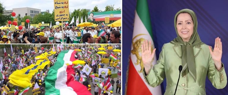 Mrs. Maryam Rajavi, the president-elect of the National Council of Resistance of Iran (NCRI), sent a message to the large demonstration of freedom-loving Iranians in Berlin on Saturday, July 23, 2022.
