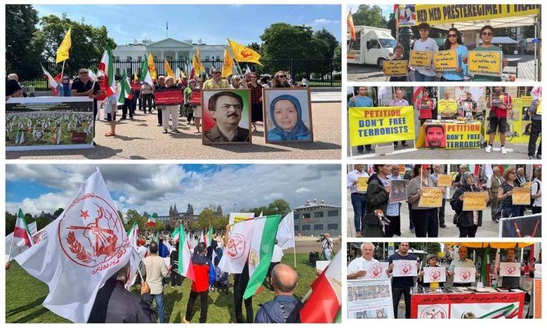 August 27, 2022: Freedom-loving Iranians, and supporters of the People’s Mojaheding Organization of Iran (PMOI/MEK) in Amsterdam, Washington DC, Oslo, Gothenburg, Bucharest, Brussels, Hamburg, Munich, and Stuttgart demonstrated against the mullahs’ regime ruling Iran.