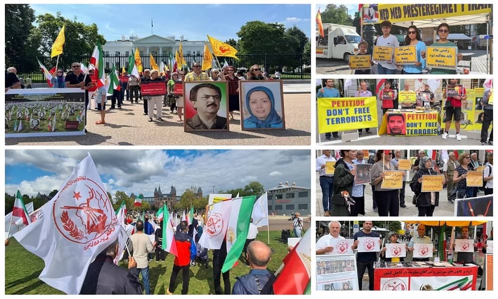 Iranian Resistance Supporters Demonstrated in Different Countries of the World Against Iran's Regime – August 27, 2022