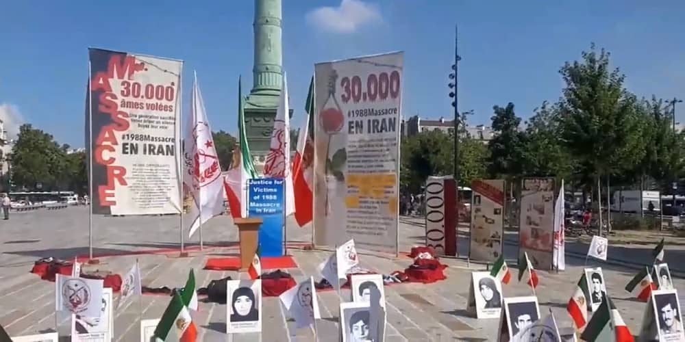 Paris, photo exhibition of the 1988 massacre in Iran