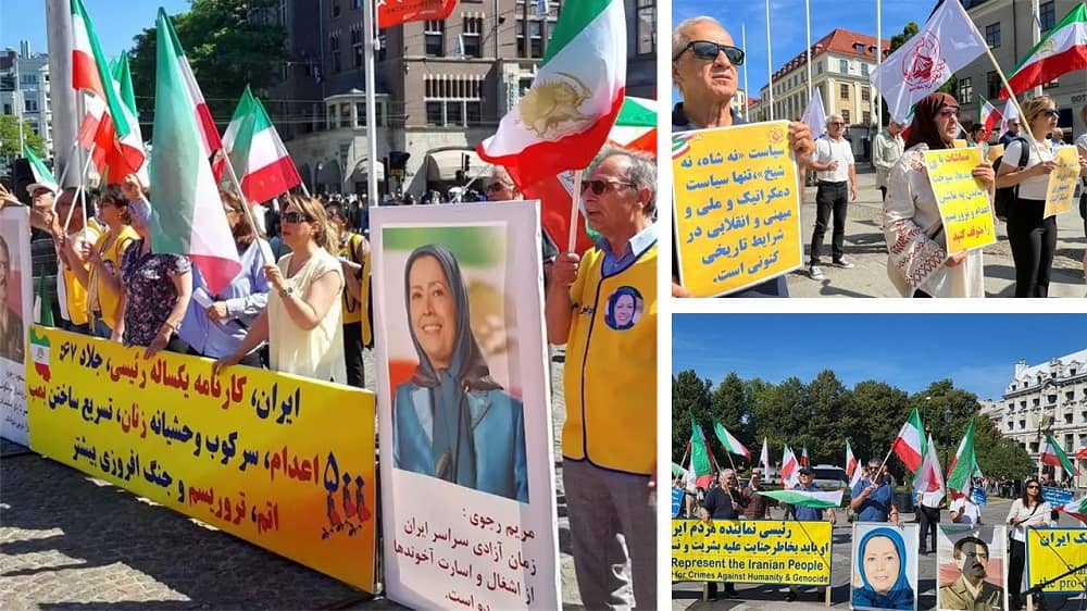 Iranian Resistance Supporters Rallied in European Countries in Memory of Iran's 1988 Massacre Martyrs, Calling for Prosecution of the Criminal Mullahs