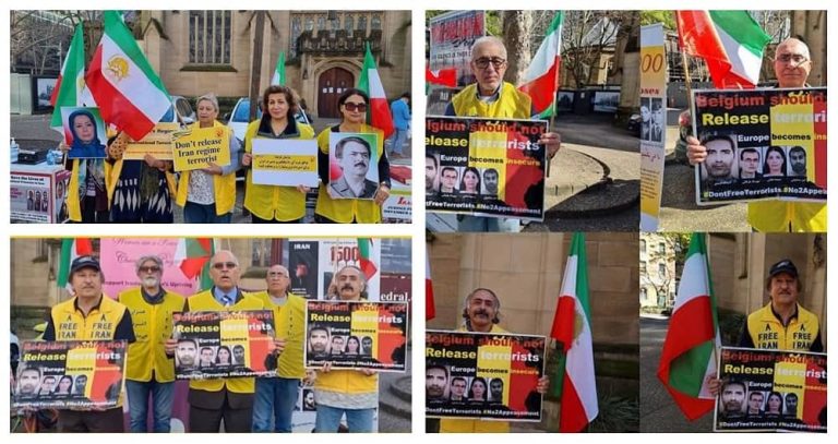 Iranian Resistance supporters in Sydney protested against the shameful deal between Iran’s regime and the Belgium government to release the convicted diplomat-terrorist Assadollah Assadi.