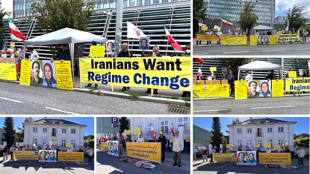 Freedom-Loving Iranians, and MEK Supporters in Vienna & Copenhagen, Rally Against Iran's Regime, Calling for an End to Appeasement Policy