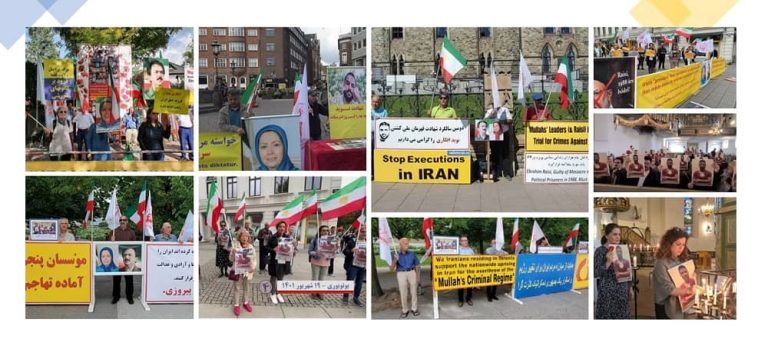 September 10, 2022: Freedom-loving Iranians and supporters of the People’s Mojahedin Organization of Iran (PMOI/MEK) held gatherings in Canada and European countries against the mullahs' regime ruling Iran. These gatherings were held in Canada (Toronto and Ottawa), Germany (Berlin), Norway (Oslo), Sweden (Gothenburg), and Copenhagen in Denmark. They commemorated Navid Afkari’s martyrdom anniversary.