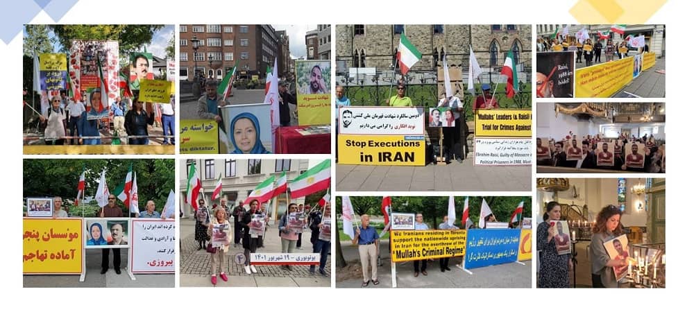 MEK Supporters Gathered in European Countries and Canada Against Iran’s Regime and Commemorated Navid Afkari’s Martyrdom Anniversary