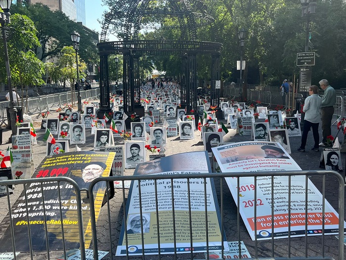 September 19, 2022: Demonstrations and the photo exhibition on the 1988 massacre, were held in New York by Organization of Iranian American Communities (OIAC), supporters of the Iranian Resistance (NCRI and MEK).