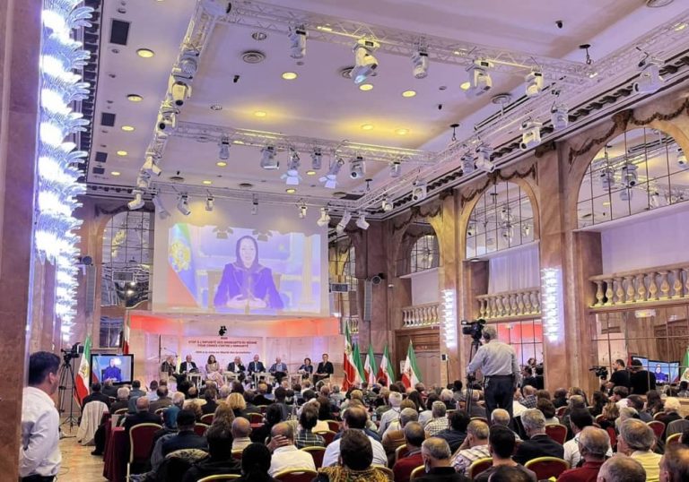 An excerpt from the message of Maryam Rajavi, president-elect of the National Council of Resistance of Iran (NCRI) to the conference in Paris under the title;IRAN STOP the impunity of the regime's leaders for crimes against humanity NO to the release of terrorists.