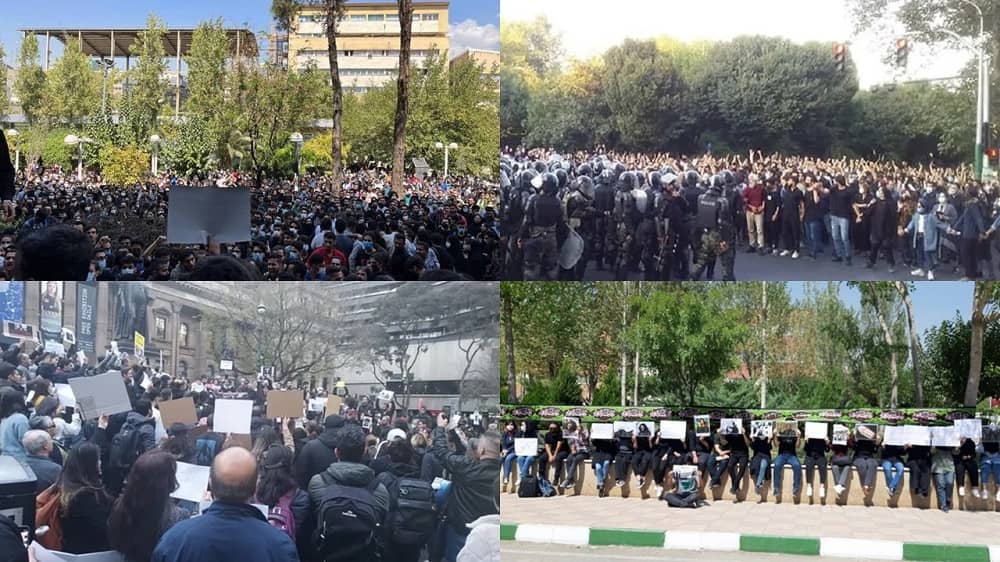 University Students in Iran Protest Over the Murder of Mahsa Amini by the Mullahs' Regime